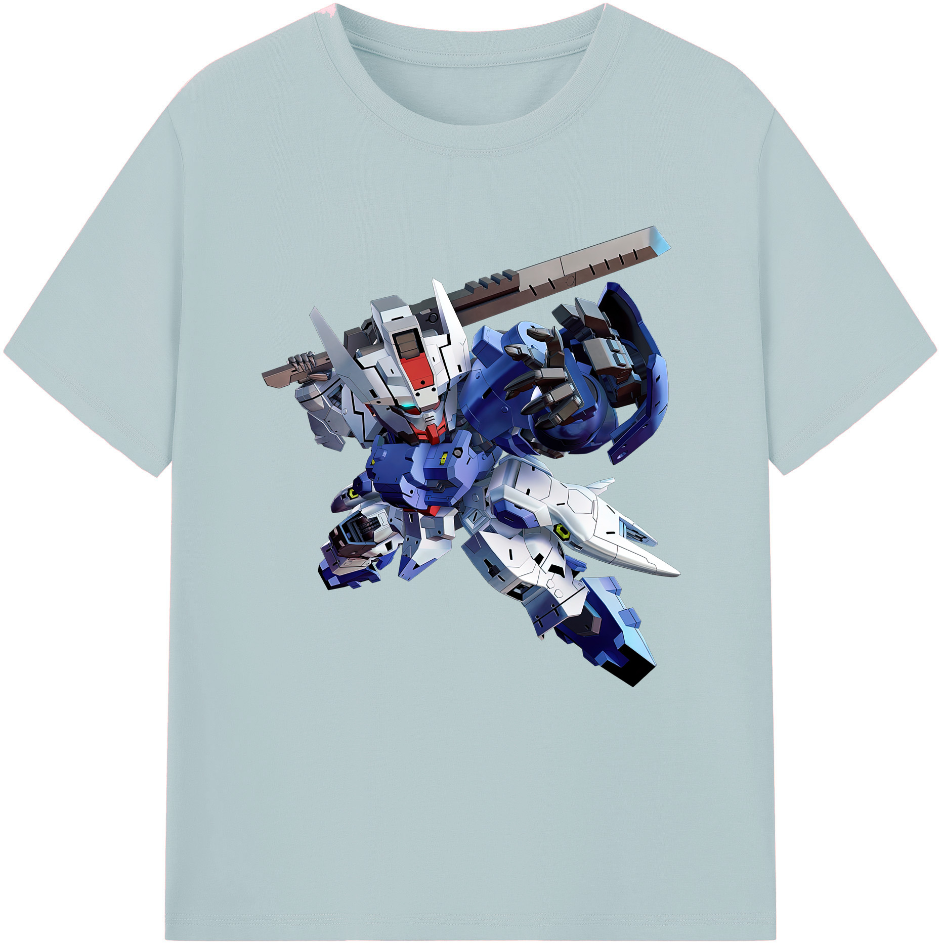 （画像用） 機動戦士ガンダム Mobile Suit Gundam 綿100％半袖Tシャツ（フロントプリント）